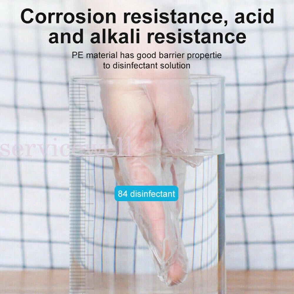 Disposable Plastic Gloves Transparent Food Handling Hygienic Catering - Image 6