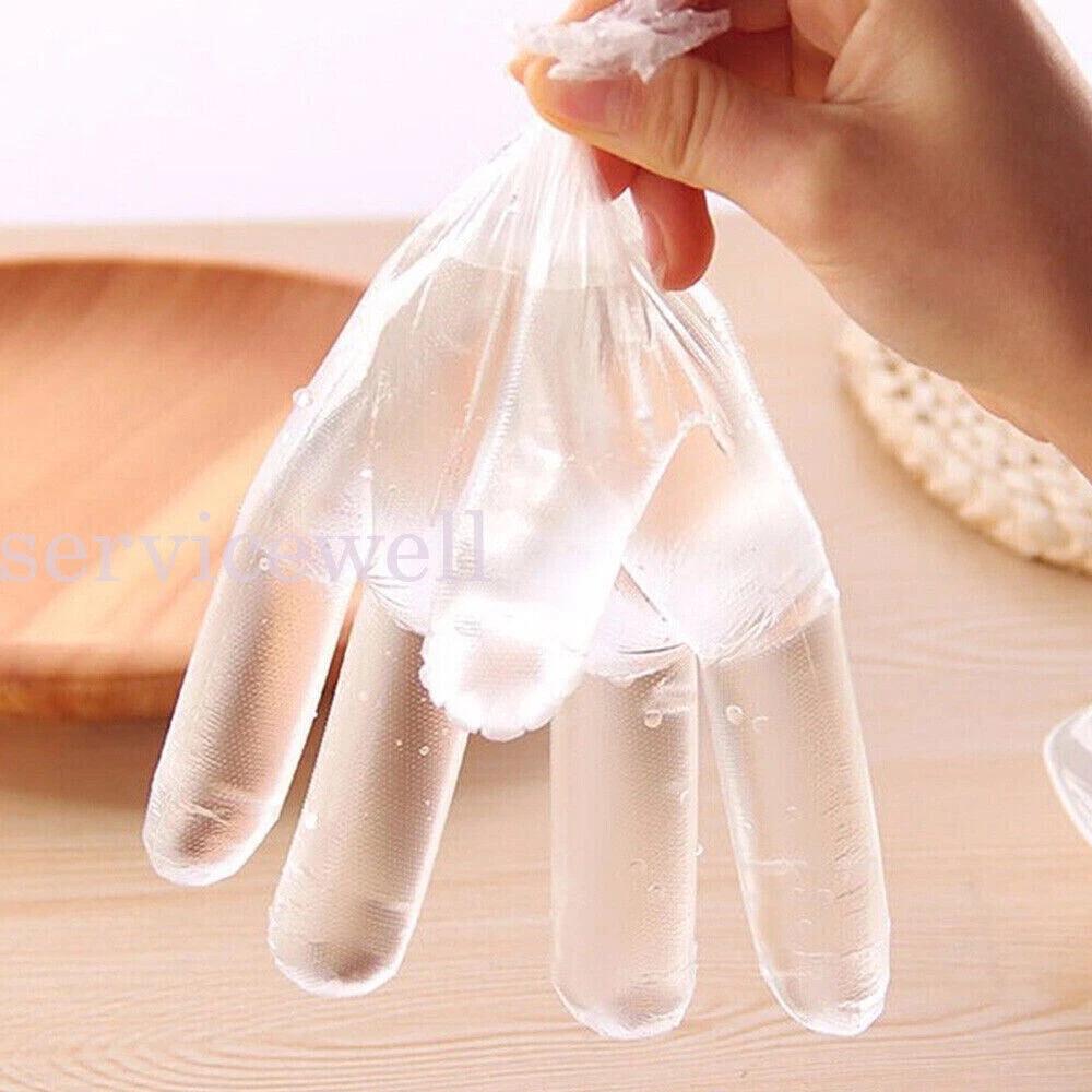 Disposable Plastic Gloves Transparent Food Handling Hygienic Catering - Image 4