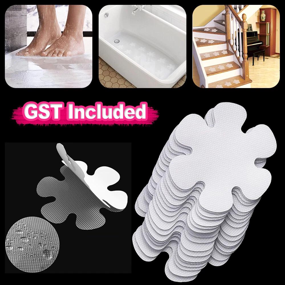 20X Anti Slip Bath Grip Stickers Non Slip Shower Strips Pad Floor Safety Tapes