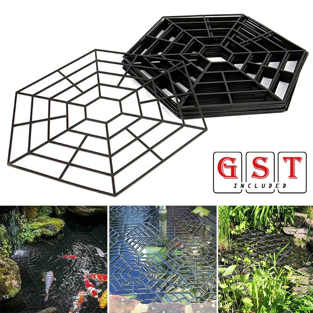 Fish Guard Pond Floating Grid Plastic Net Heron Deterrent Protector Cover