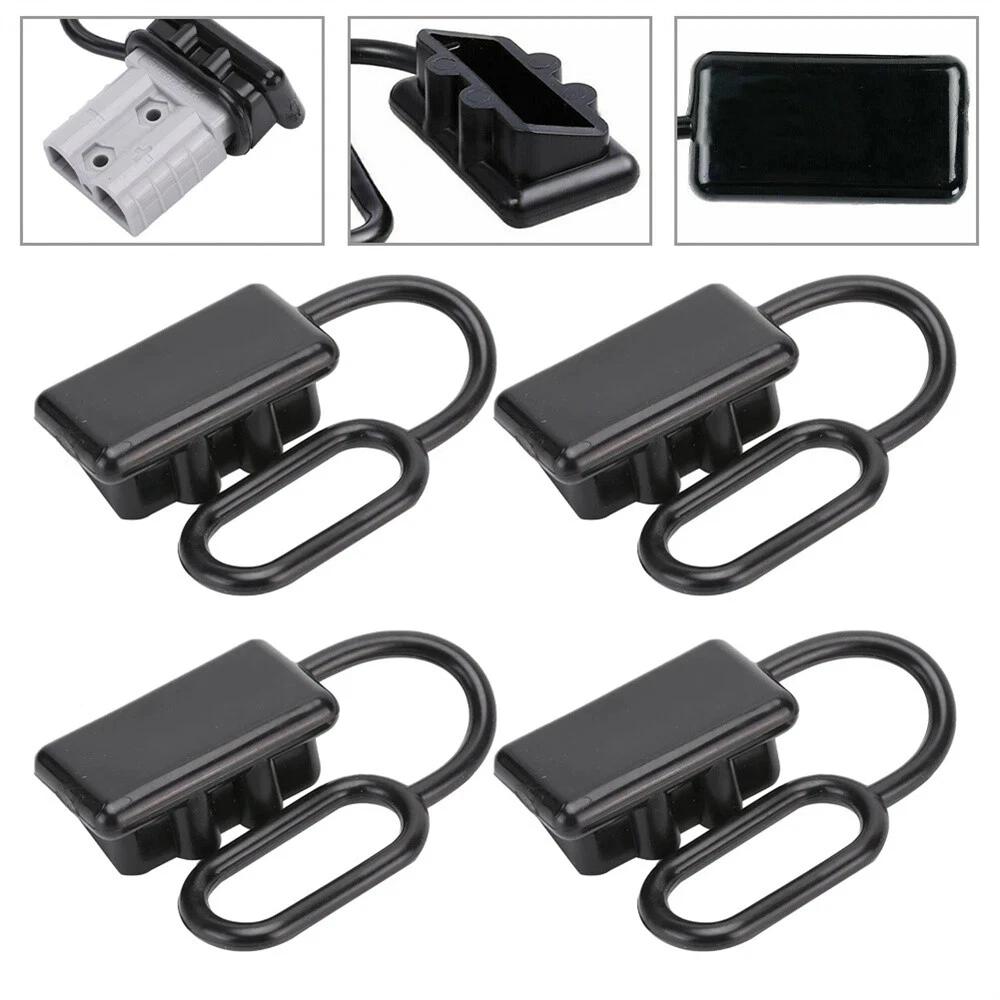 20x For Anderson Plug Cover Connectors 50AMP Battery Caravn Black Dust Cap