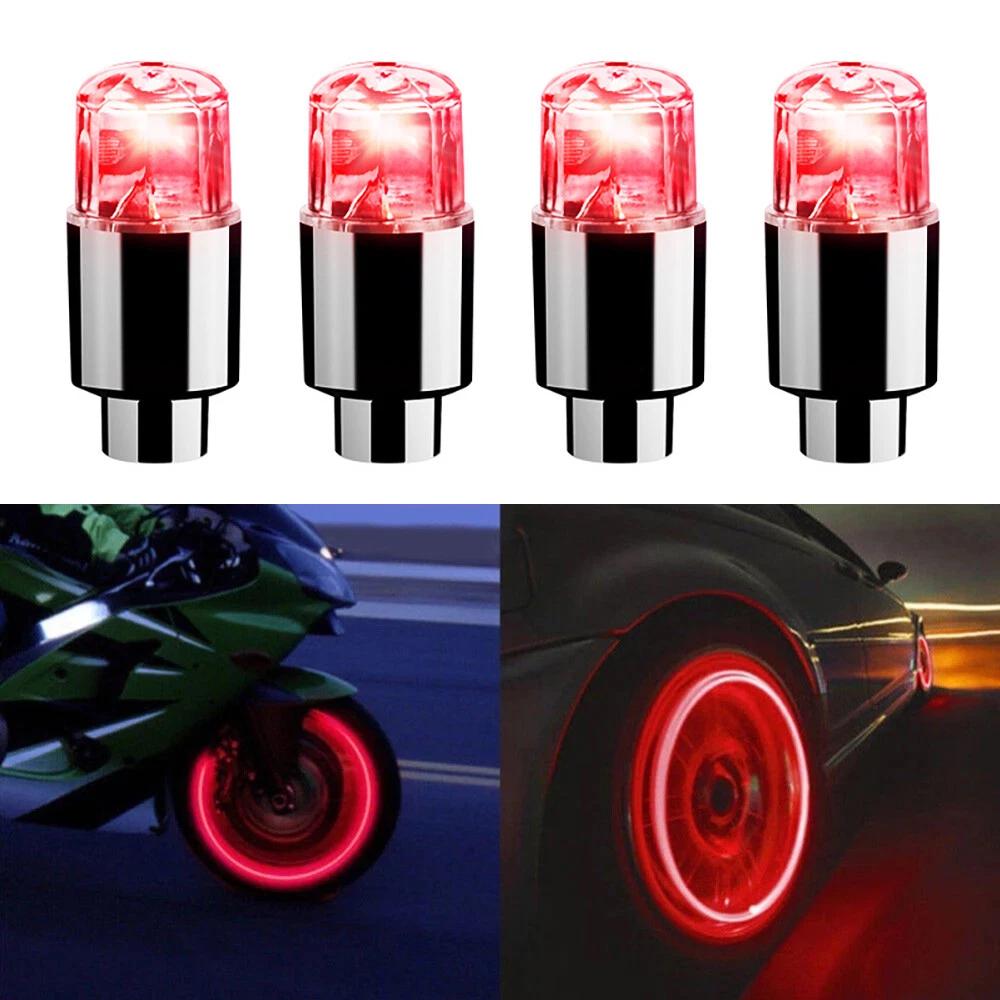 24Pcs LED Wheel Tire Air Valve Stem Caps Neon Light For Motor Bike Car Bicycle - Image 7