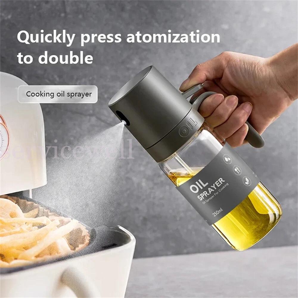 250ml Oil Sprayer Olive Bottle for Cooking Dispenser Food-Grade Glass Bottles - Image 6