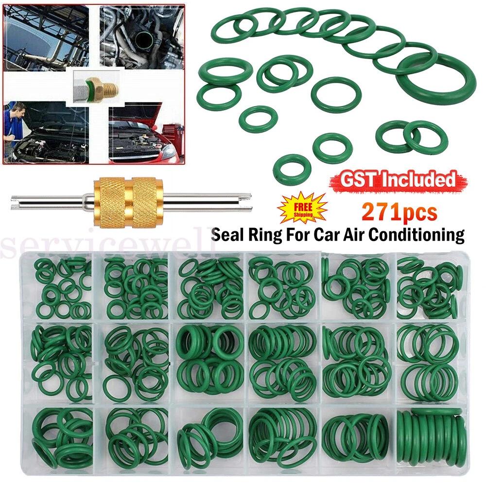 270Pcs Air Conditioning Refrigerant System O-Ring Seals Assortment For Car SUV