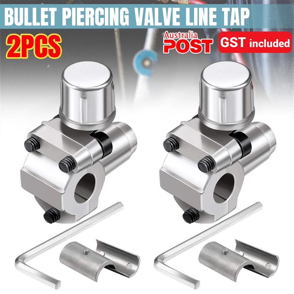 2PCS Bullet Piercing Valve Line Tap Bpv31 Hvac Parts Refridgerator Seal Part AUS
