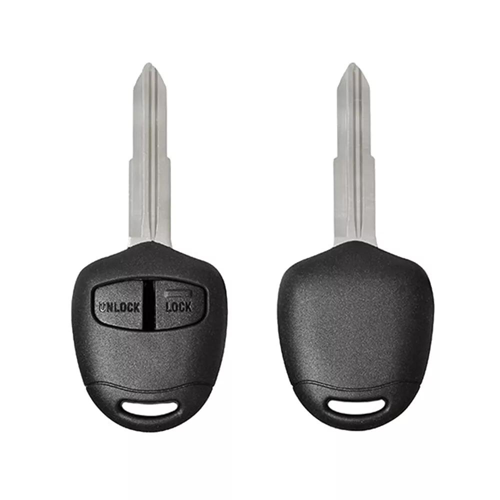 2PCS Car Key Remote Blank Case Shell For Mitsubishi Challenger Pajero Triton Evo - Image 2