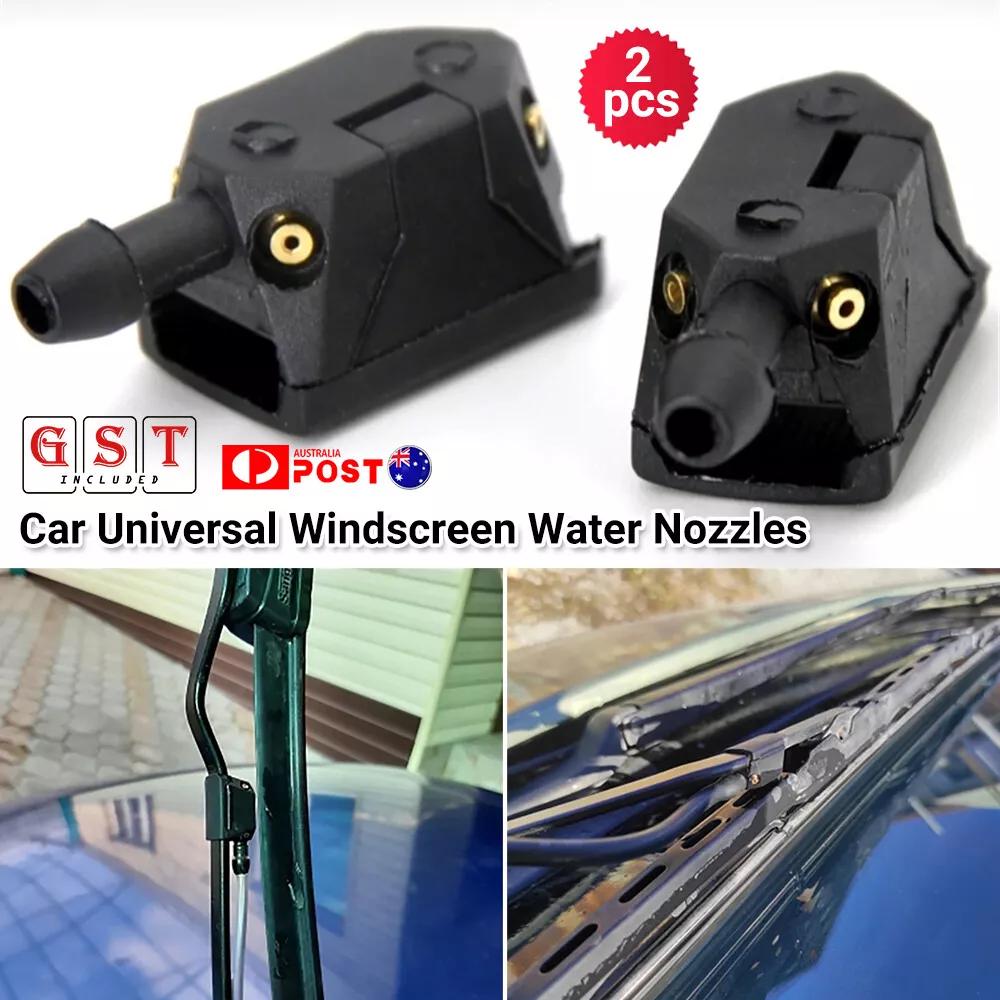 2Pcs Car Universal Windscreen Arm Washer Wiper Blade Spray Water Nozzles Jets