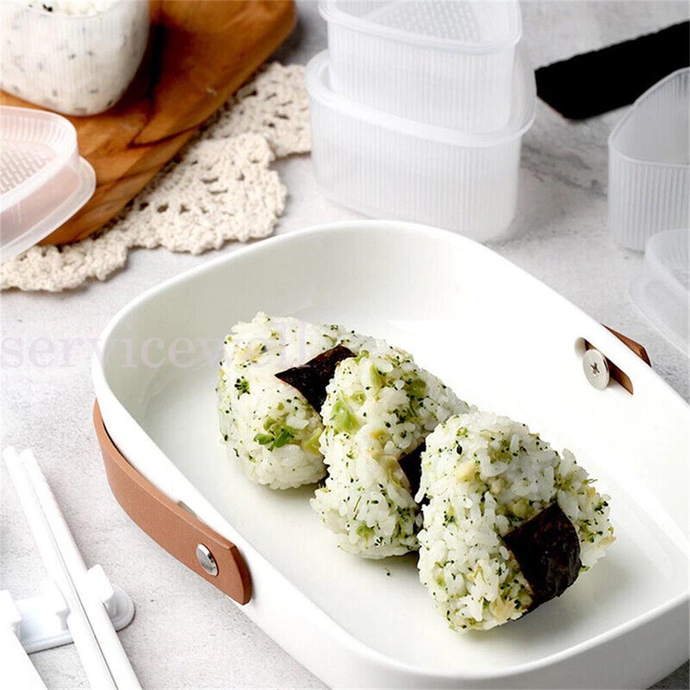 2Pcs Onigiri Mold Sushi Rolls Rice Bento Press Maker Mould DIY Kitchen Tools - Image 6