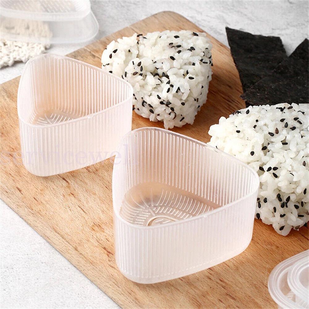 2Pcs Onigiri Mold Sushi Rolls Rice Bento Press Maker Mould DIY Kitchen Tools - Image 5