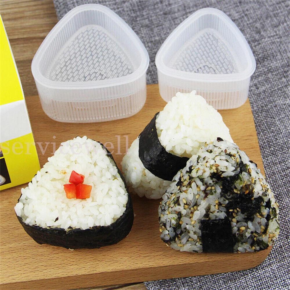 2Pcs Onigiri Mold Sushi Rolls Rice Bento Press Maker Mould DIY Kitchen Tools - Image 7