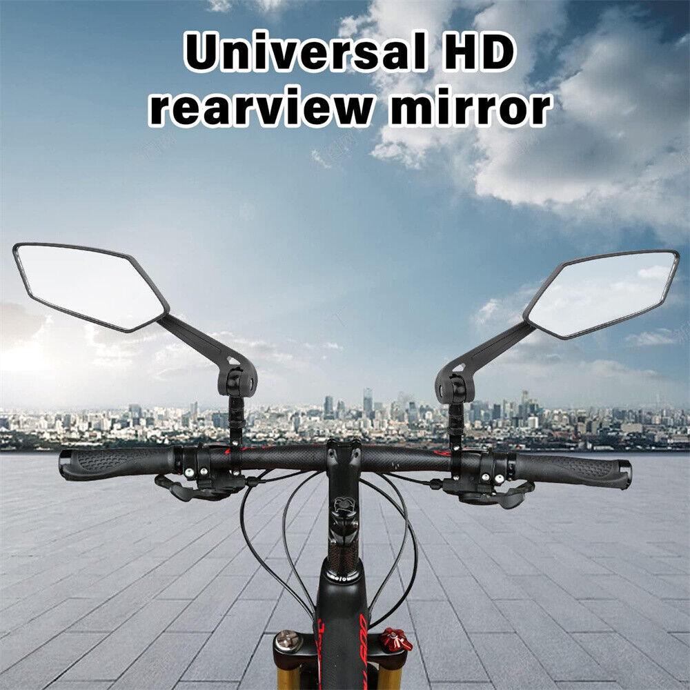 2Pcs Universal Bicycle Rear View Bike Handlebar Cycling Mirror Rearview Mirror - Image 3
