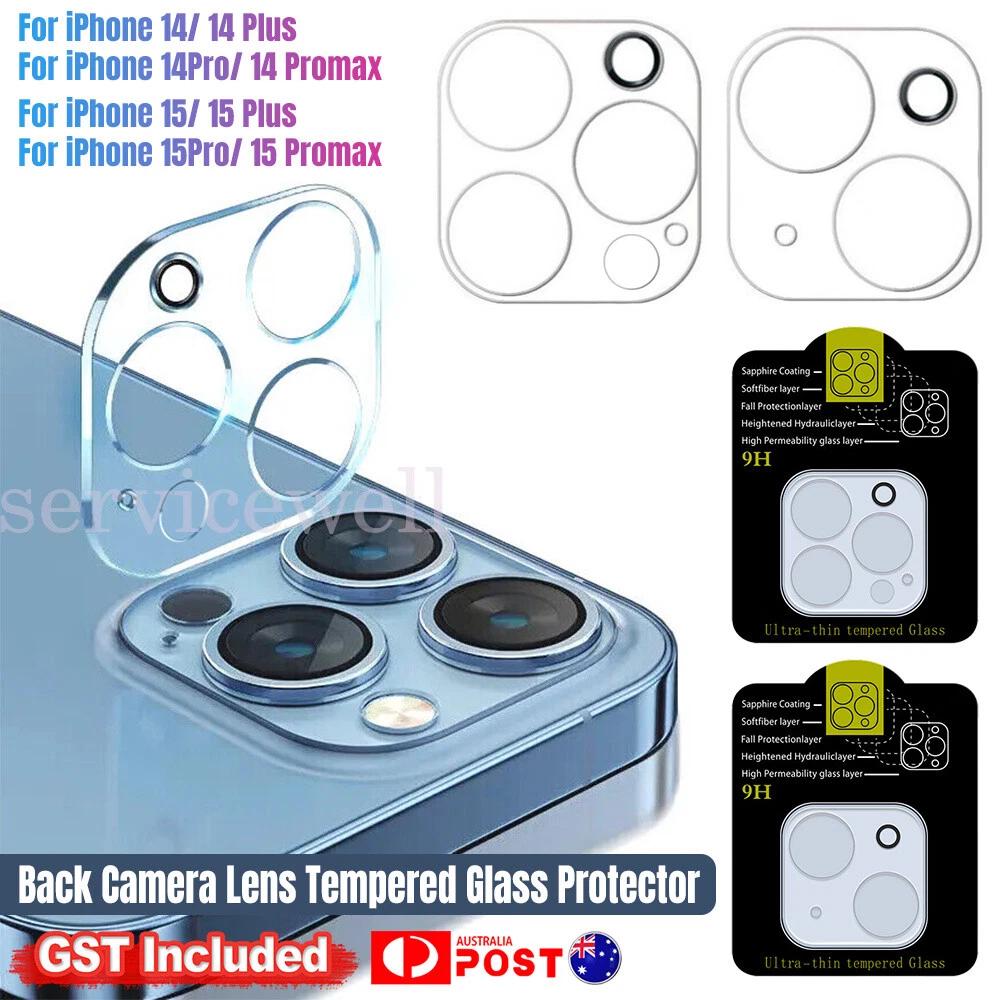 Camera Lens Tempered Glass Protector For iPhone 15 14 13 12 Pro Max Plus