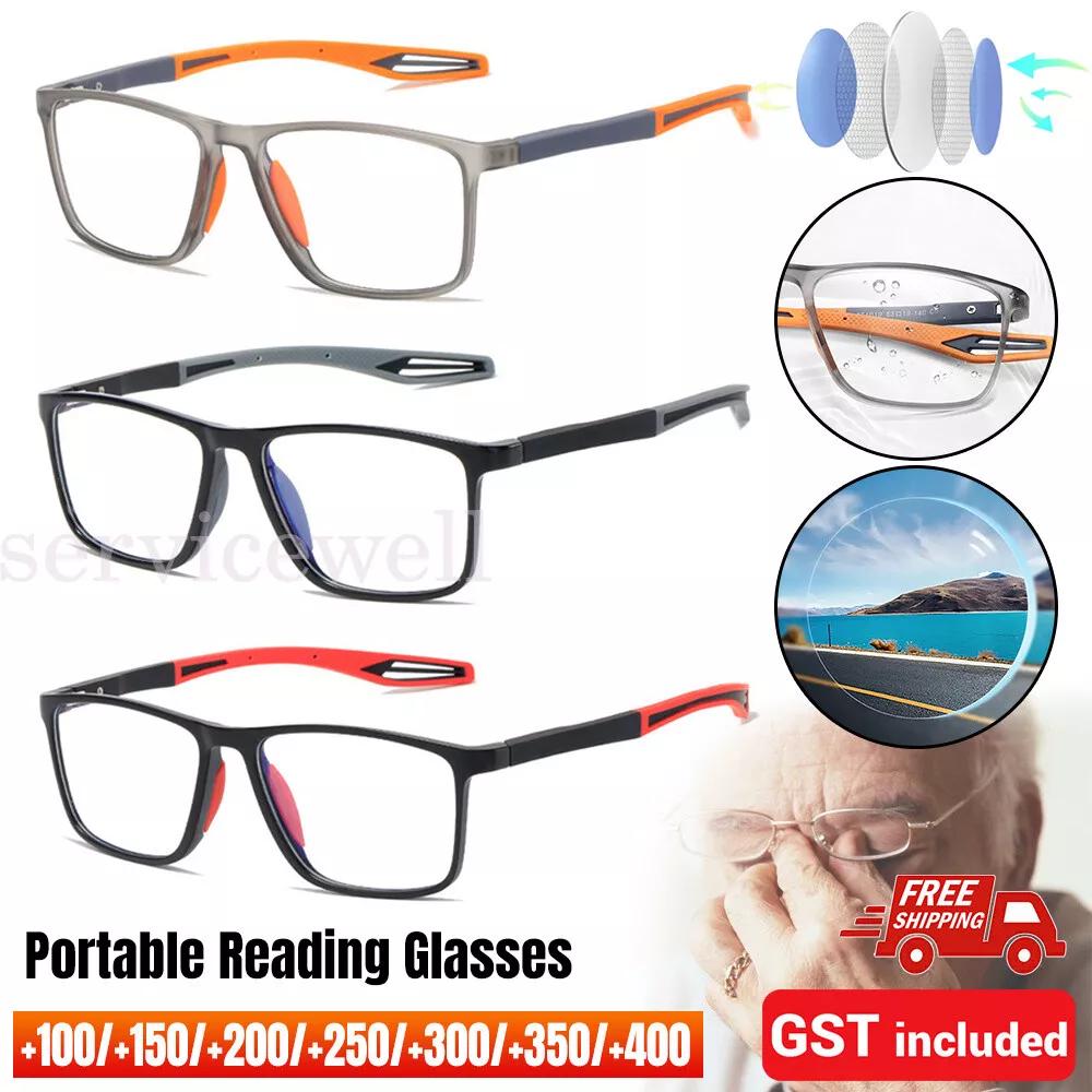 Non Slip Readers Anti-blue Light Blocking Portable Reading Glasses Women Men