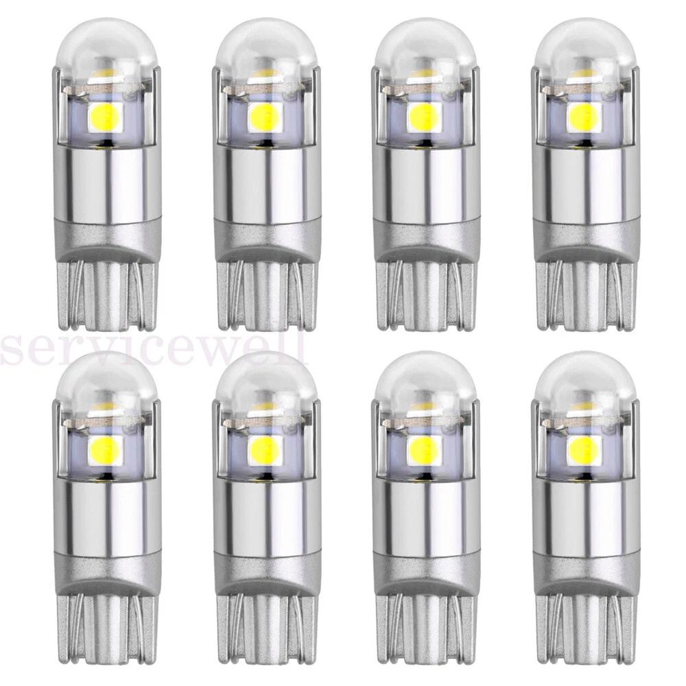 T10 3SMD 3030 White Light Parker Interior Wedge Globe Car Tail Bulb LED