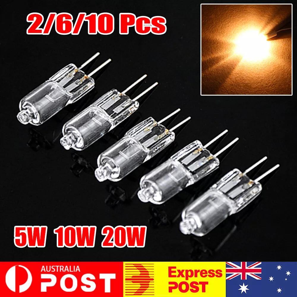 G4 CLEAR HALOGEN LIGHT 20W BULBS 12V WHITE GLOBE LAMP BASE BULB