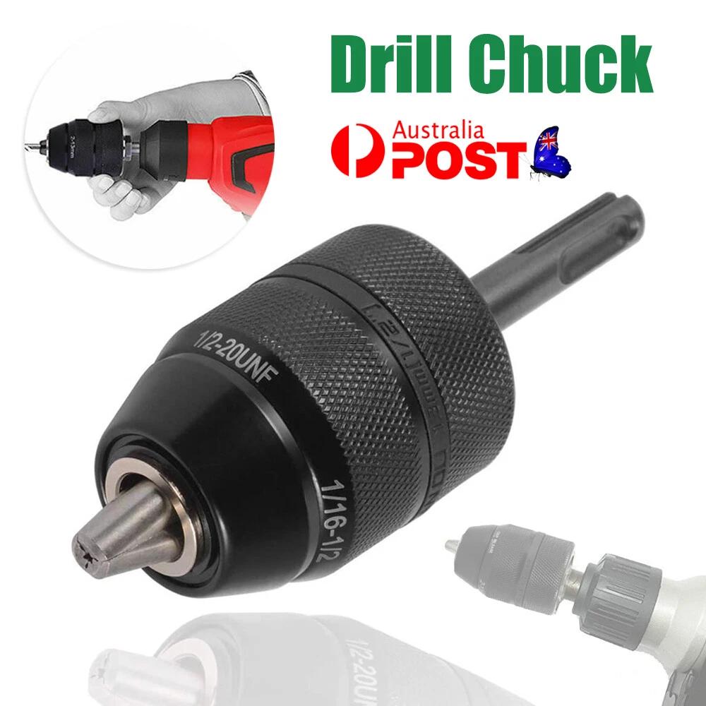 2-13mm Keyless Drill Chuck, SDS Plus Adaptor Cordless Hammer Drill 1/2  20UNF