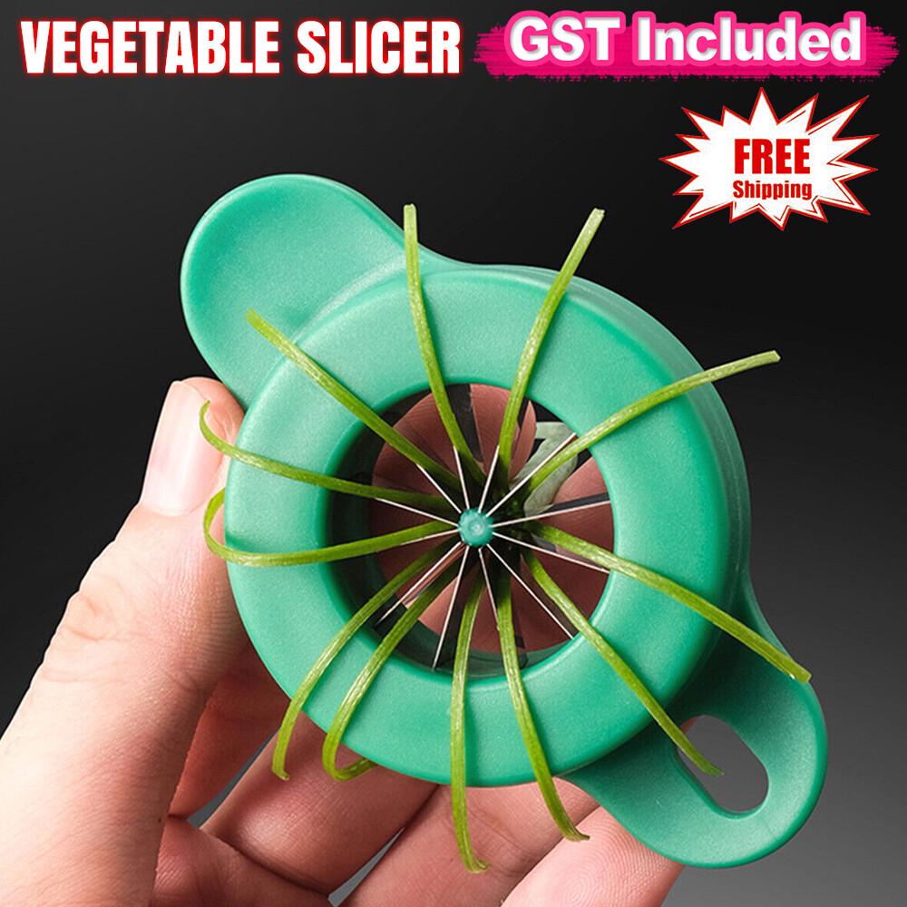 Onion Fruit Vegetable Scallion Cutter Shred Silk Chopped Onion Slicer AU