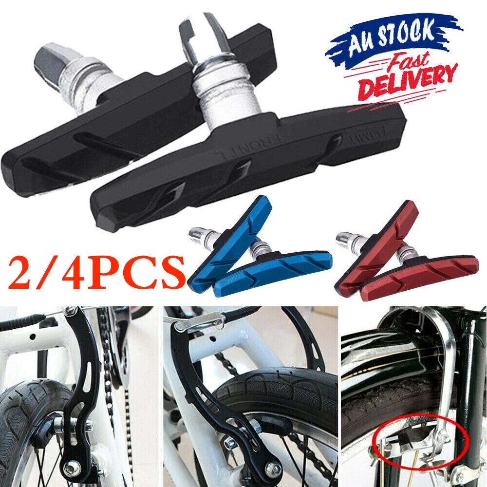 Mountain Bike BMX V Brake Blocks Bicycle Break Pad Shoes 3 Colours