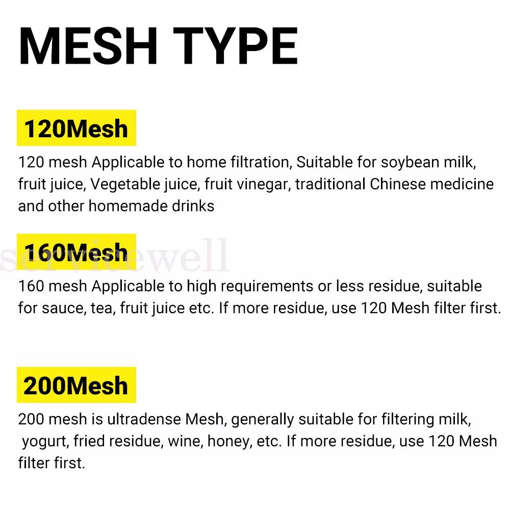 Filter Bag Nut Milk Coffee Micron Reusable Nylon Fine Mesh Food Strainer - Image 4