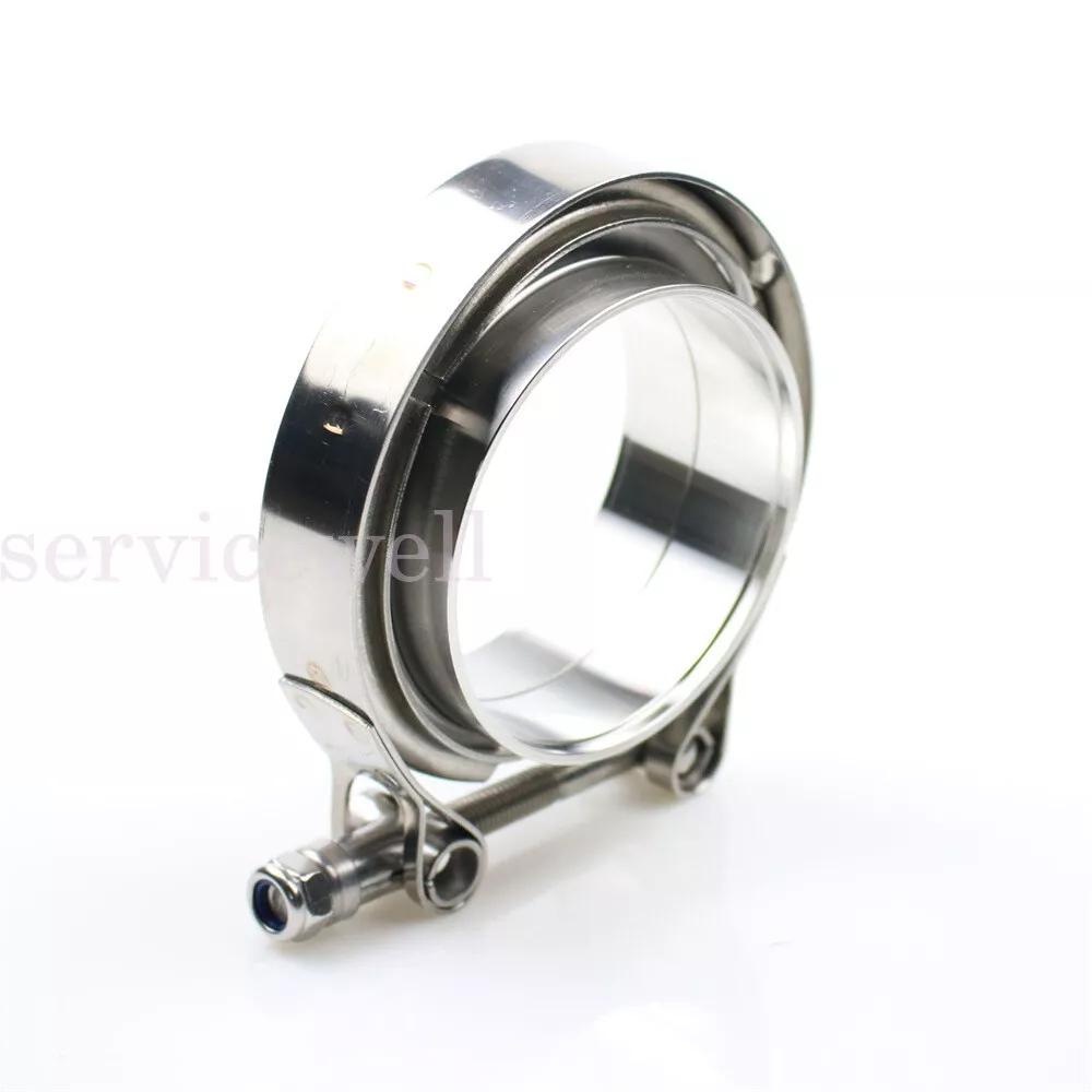 2.5 inch 64mm V-Band Vband Clamp Stainless Steel Flange exhaust pipe tailpipe - Image 6