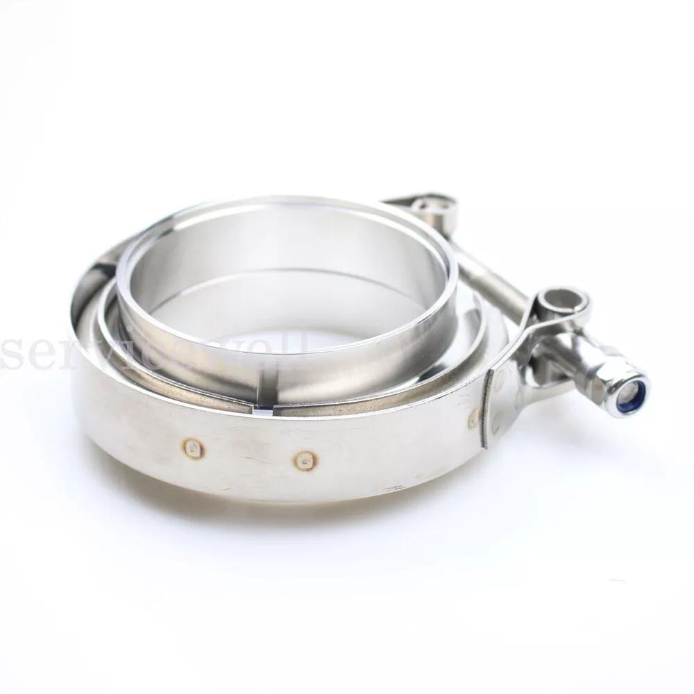 2.5 inch 64mm V-Band Vband Clamp Stainless Steel Flange exhaust pipe tailpipe - Image 5