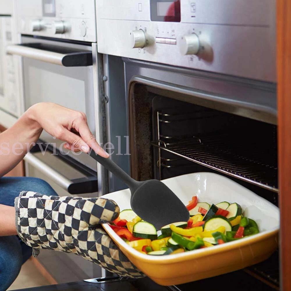 Silicone Spatula Non-stick Cream Cake Spatula Butter Scraper Baking Kit - Image 3