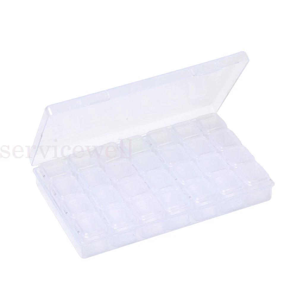 2 Sizes Plastic Compartment Storage Box Container Jewellery Bead Craft OrgaAu - Image 6
