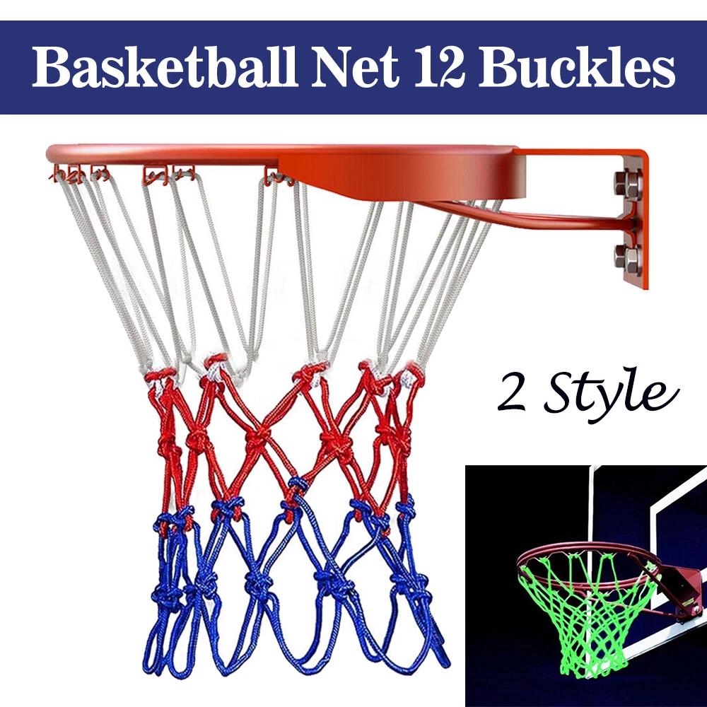 2 Styles Standard Basketball Net Hoop Netting Nylon Shooting Rim Mesh Durable AU