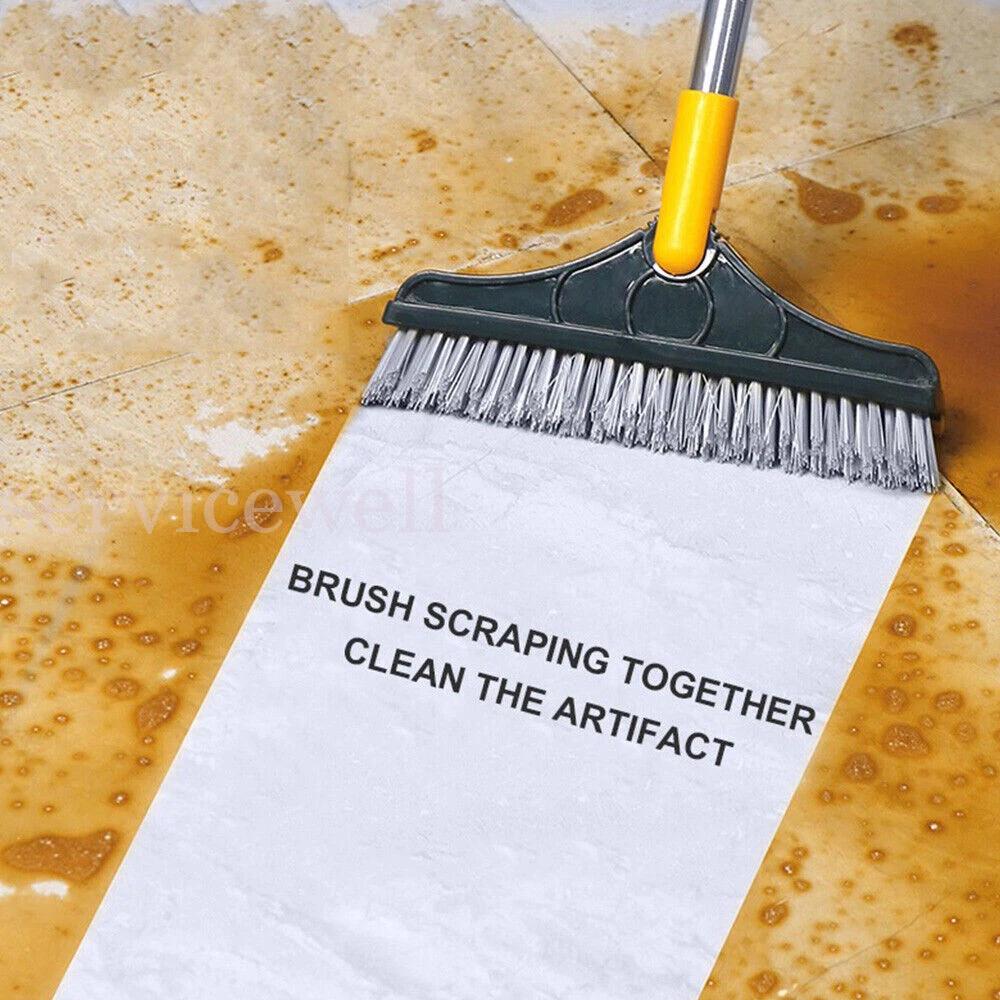 2 in 1 Floor Brush Scrub Brush with Long Handle Bathroom Wiper With 120 Degree - Image 5