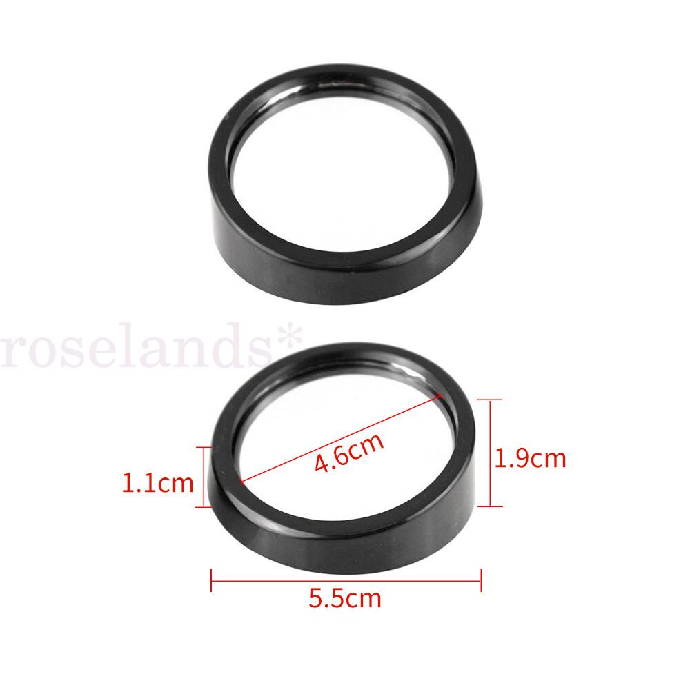 2 x Black Blind Spot Mirror Car Wide Angle Adjustable Convex Rear Side View AU - Image 3