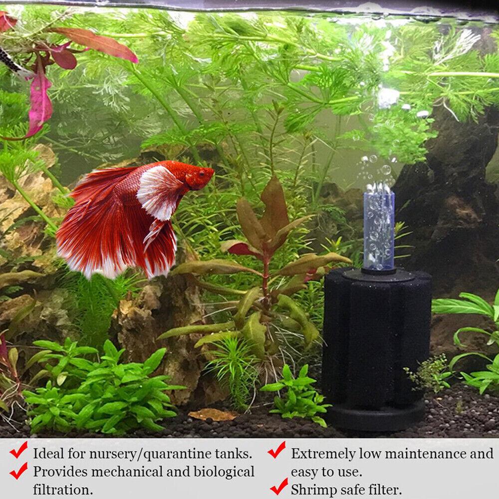 2pcs AIR SPONGE FILTER Biological Aquarium Water Fish Tank Foam Bio Breeding - Image 7