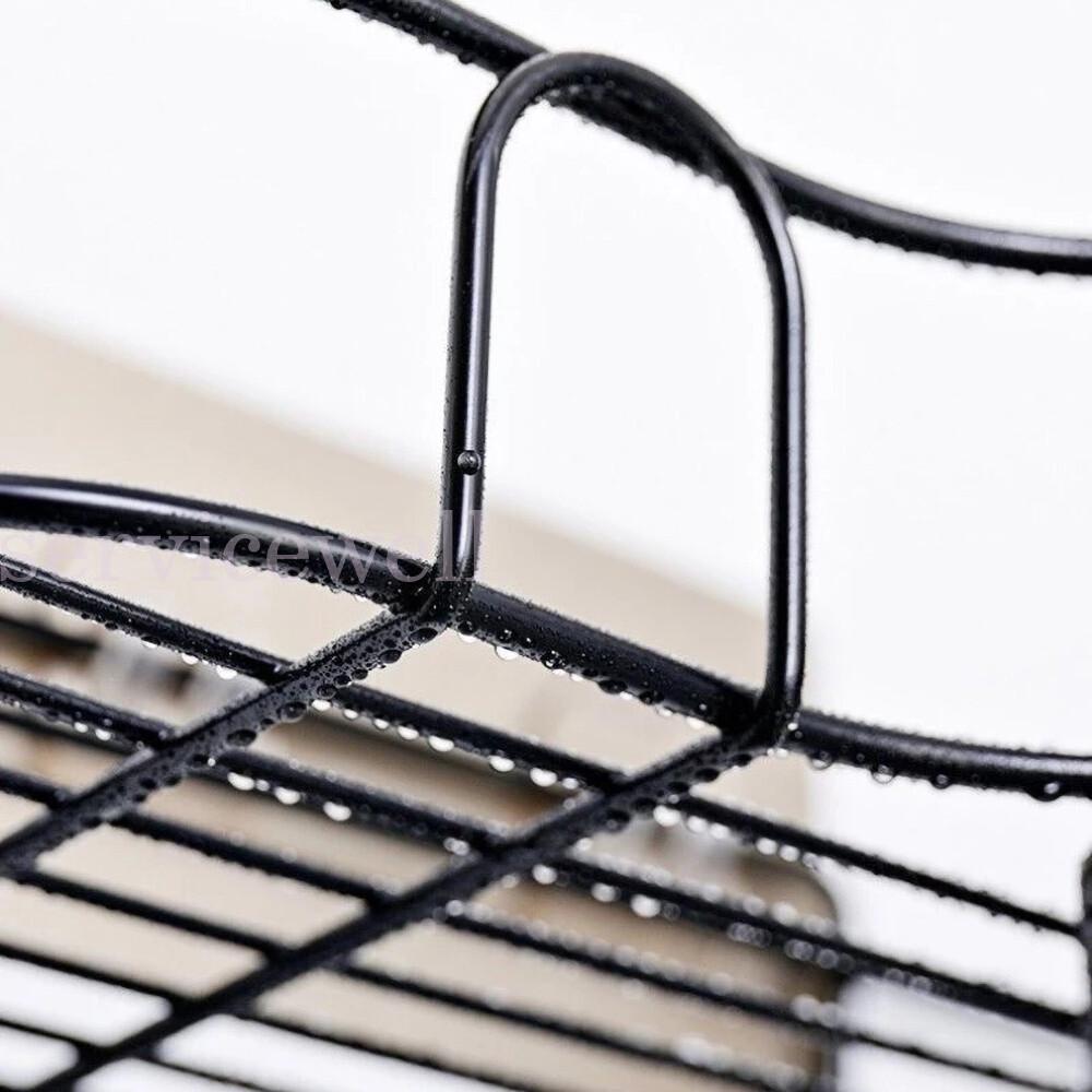 Stainless Steel Shower Caddy Corner Storage Shelf Holder Rack Organiser - Image 4
