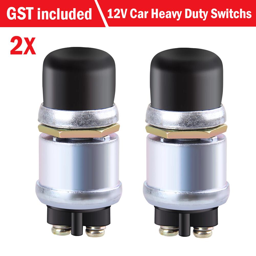2x 12V Car Heavy Duty Switch Push Button Ignition Track Engine Start Starter AU