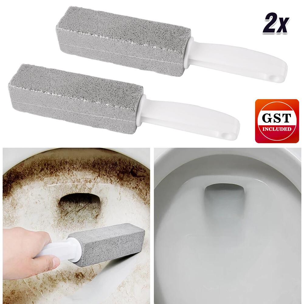 2x Brush Cleaning Pumice Stone Bathtub Stains Wand Tile Toilet Bowl Cleaner Tool