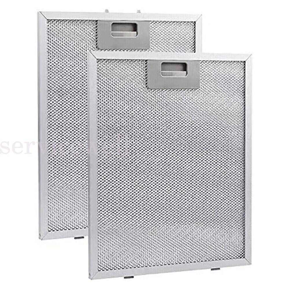 2x Filter For Range Hood Aluminized Grease Parts Replacement Silver 320X260x9mm - Image 7