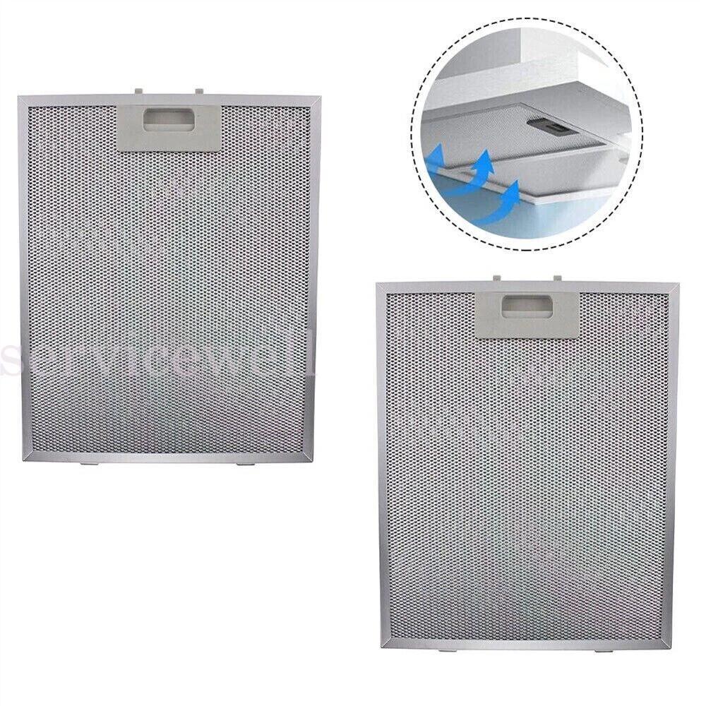 2x Filter For Range Hood Aluminized Grease Parts Replacement Silver 320X260x9mm - Image 6