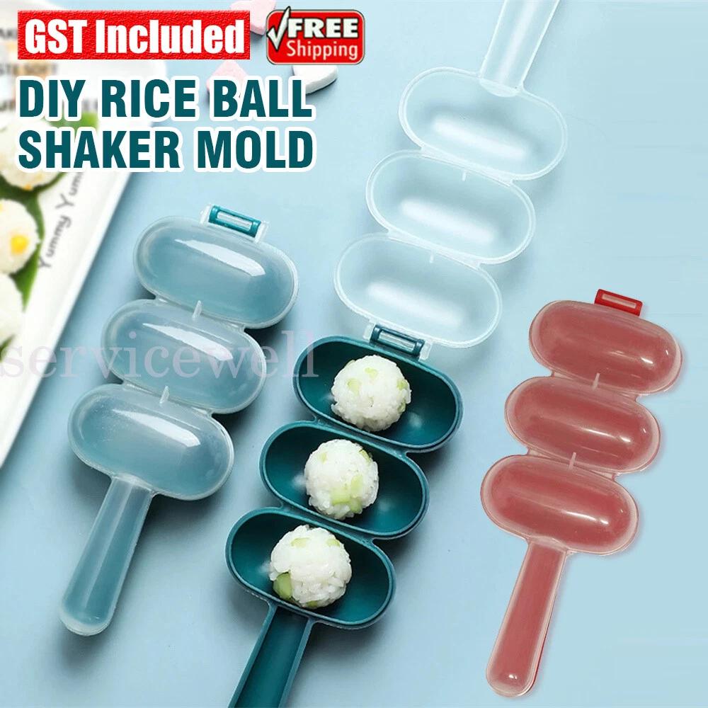 2x Rice Ball Shaker DIY Rice Baller Shakers Lunch Maker Mould Onigiri Mold DIY