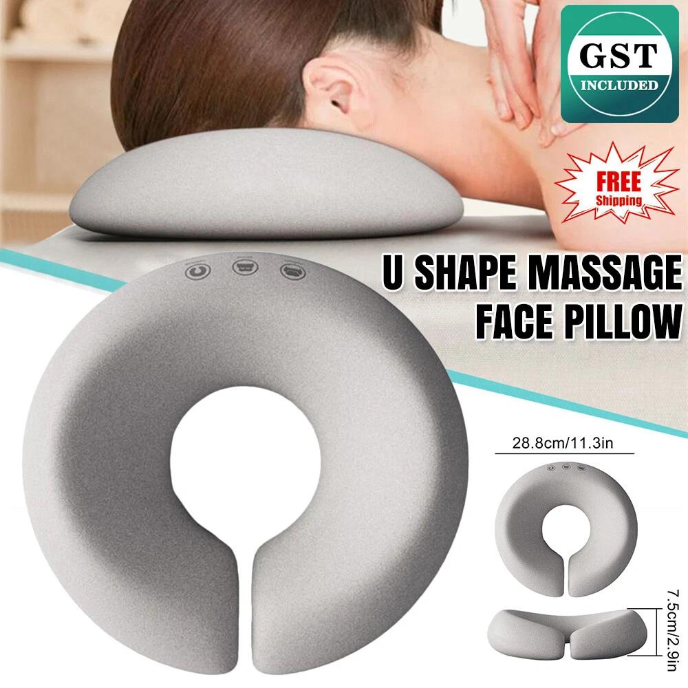 2x U Shape Massage Table Cradle Face Down Pillow Head Rest Cushion Pad Accessory
