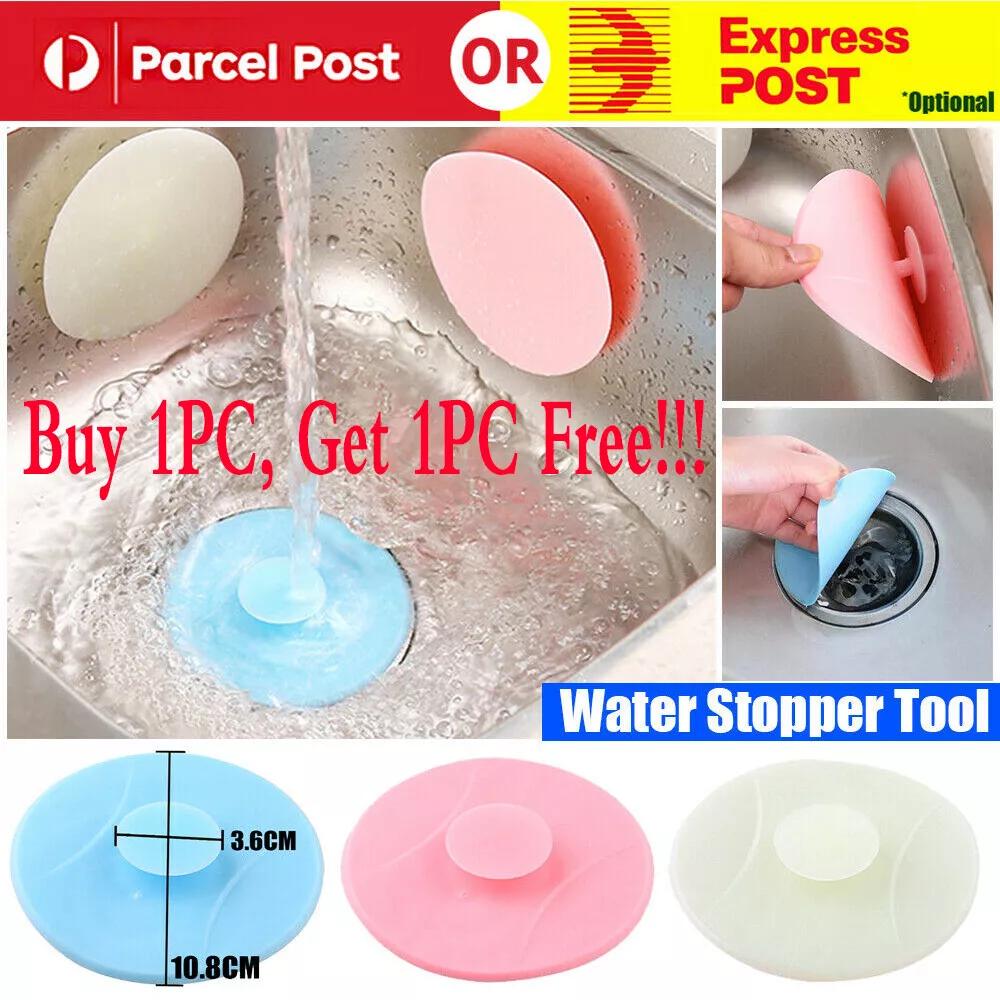Universal Floor Plug Bathroom Kitchen Bath Tub Sink Silicone Water Stopper