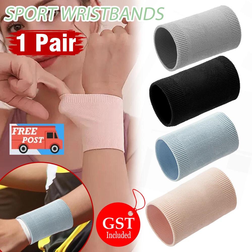 Wristband Sweatband Running Sweat Band Sport Tennis Basketball Yoga Gym