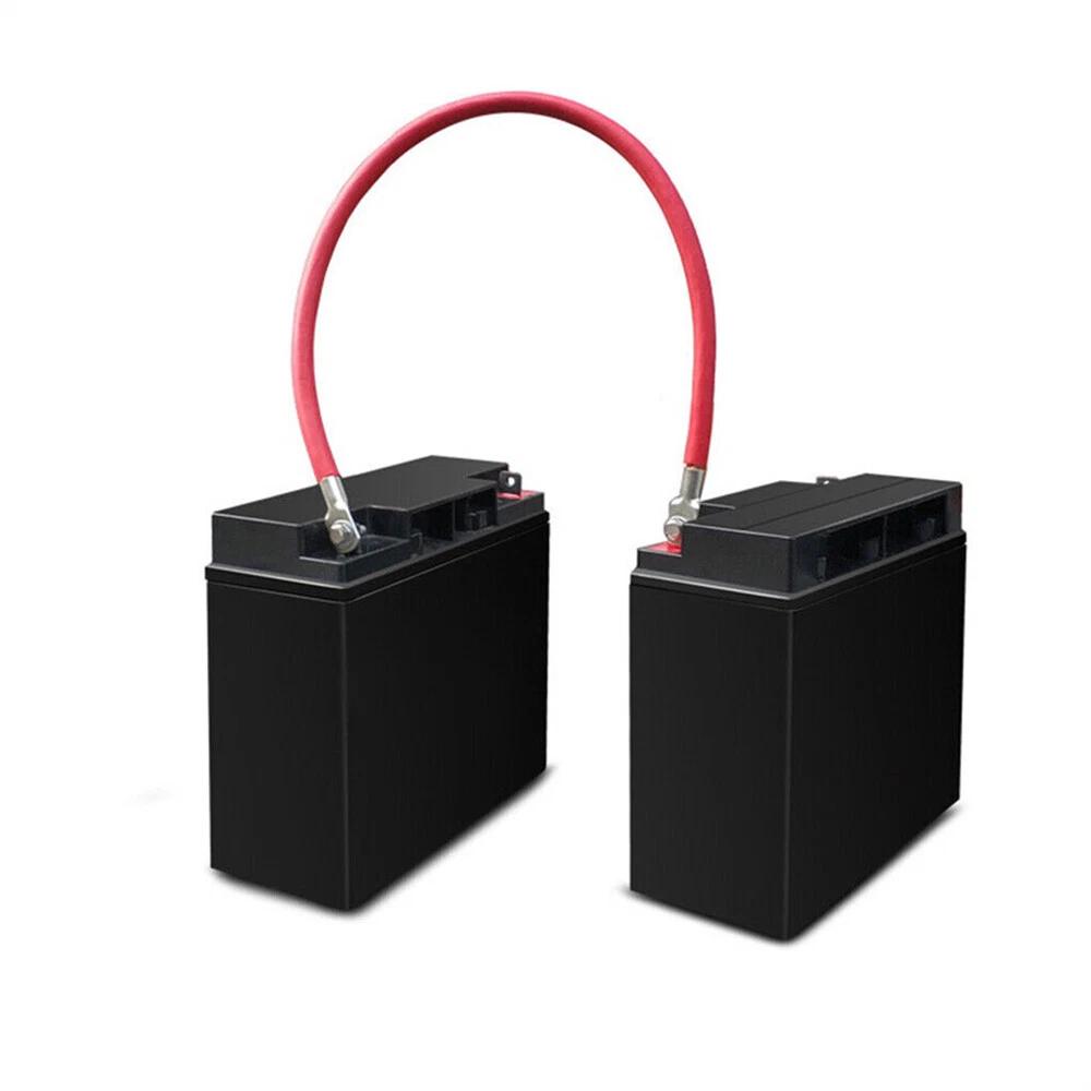 30cm Battery Joiner Connector DC Lead Wire Cable and lugs 100A 12v 24V Red + Black - Image 4