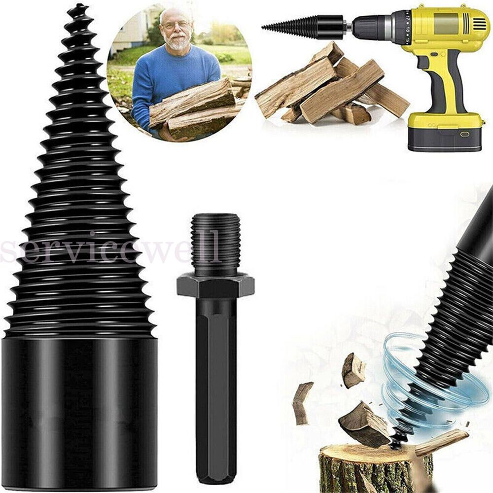 Removable High Speed Firewood Log Wood Splitter Drill Bit - Image 4