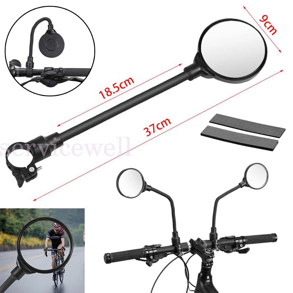 360d Flexible Bike Handlebar Rear View Mirror Bicycle Cycling Safety Rearview