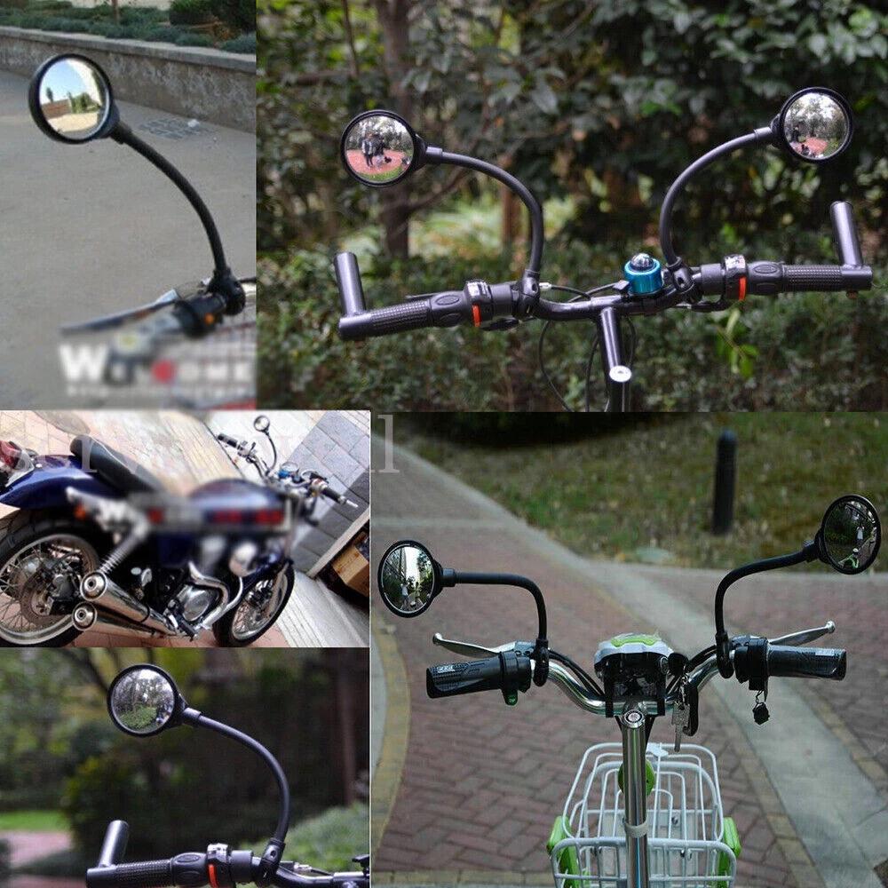 360d Flexible Bike Handlebar Rear View Mirror Bicycle Cycling Safety Rearview - Image 3