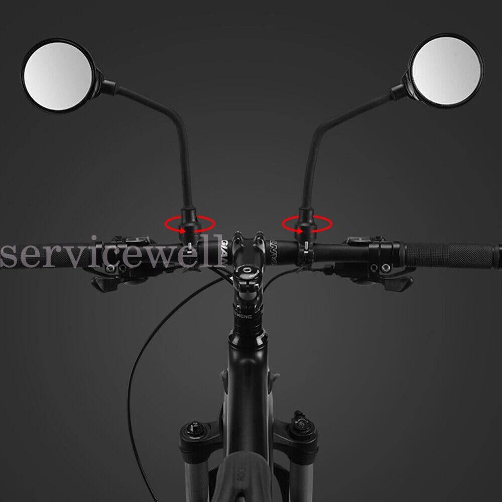 360d Flexible Bike Handlebar Rear View Mirror Bicycle Cycling Safety Rearview - Image 5