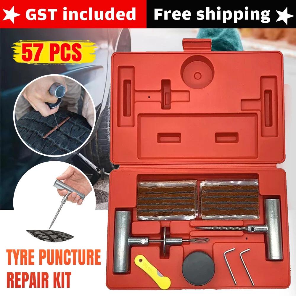 37PCS Tyre Puncture Repair Kit JS78 Tire Recovery Car 4WD Offroad Plugs Tool
