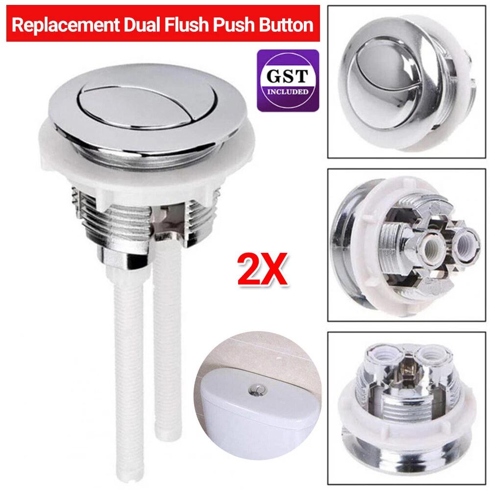 38mm Replacement Dual Flush Push Button Toilet Cistern Water Saving Universal 2x