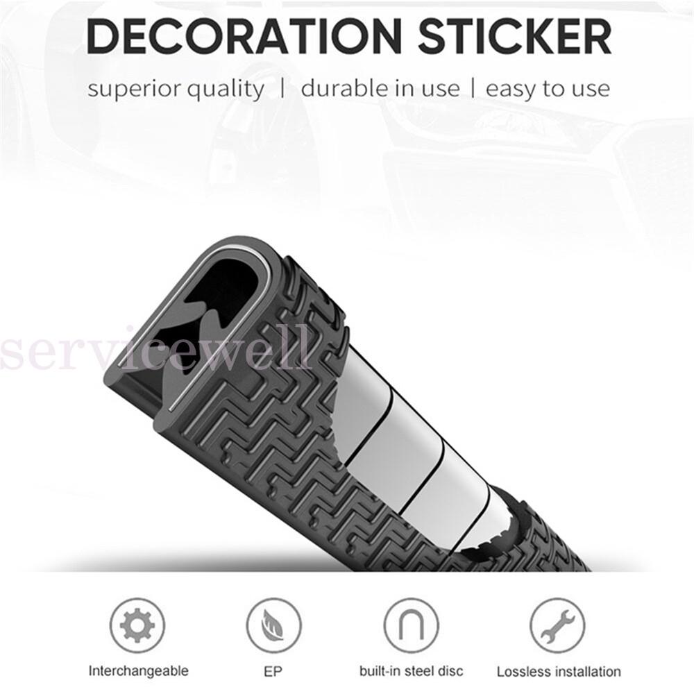 3M Car Door Seal Strip Rubber Weatherstrip Protector Edge Trim Guard Pinchweld - Image 7