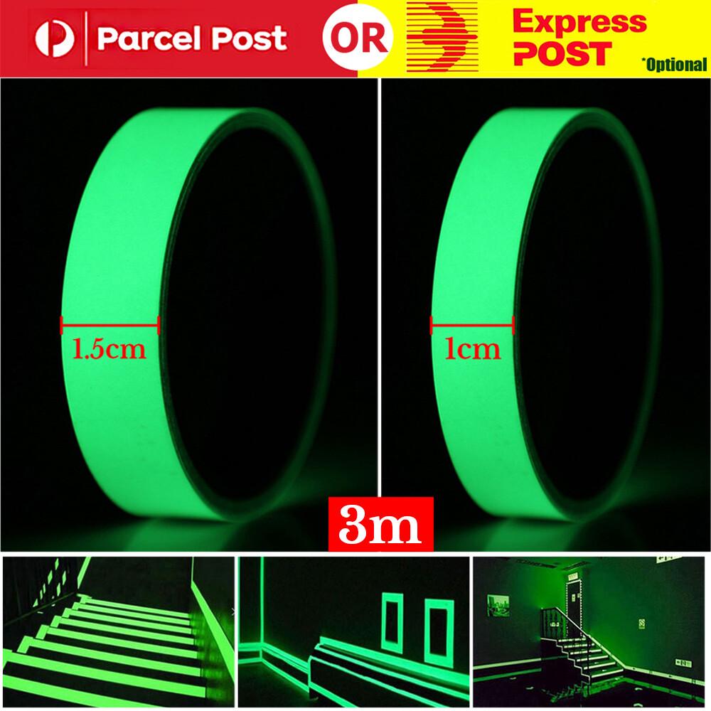3M Roll High Bright Luminous Tape Sticker Self-adhesive Glow In The Dark Decor
