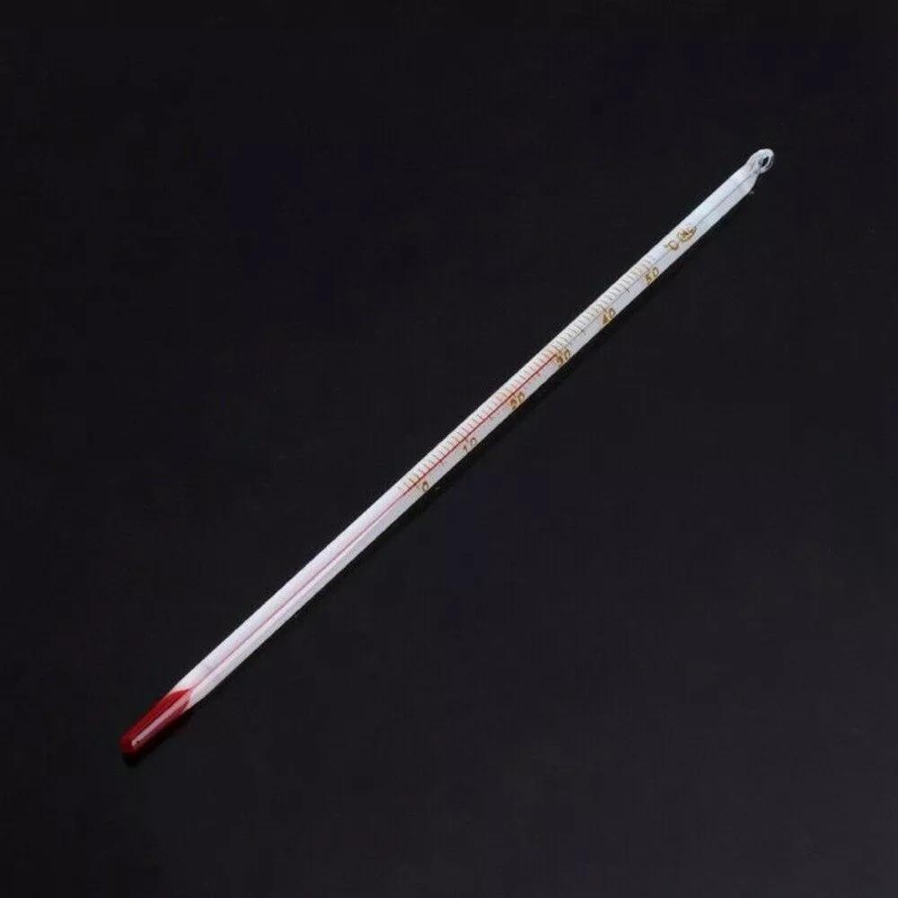 3Pcs 0-100% Hydrometer Alcoholmeter Alcohol Tester Meter+Thermometer Tool Set AU - Image 7